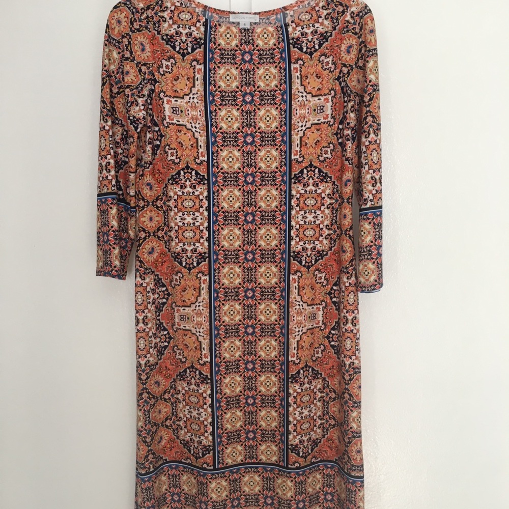 London Times Shift Dress